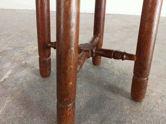 Image 1 of Vintage wooden stool 