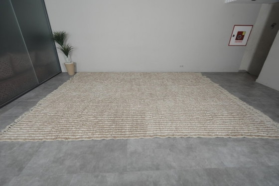 Image 1 of Moroccan rug minimalist striped design  3X2m 