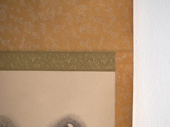 Antique Japanese kakejiku of calligraphy in ink on paper – Japan, circa 1900 – Paintings & Drawings, Wood (photo 30 of 40)