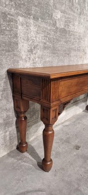 Image 1 of Vintage antieke sidetable bureau hal tafel keuken bijzettafel Frankrijk 