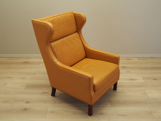 Image 1 of Oranger Sessel, dänisches Design, 1970er Jahre, Produktion: Dänemark