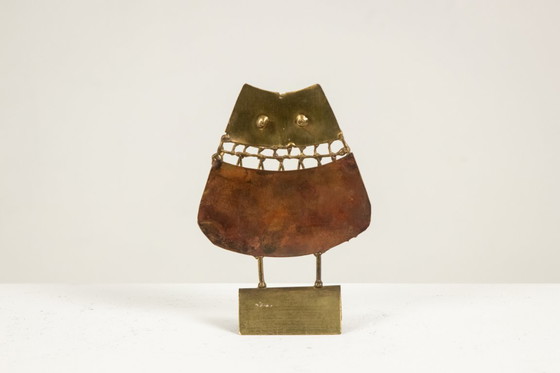 Image 1 of Jarcz. Scultura brutalista di un gufo. Anni '70