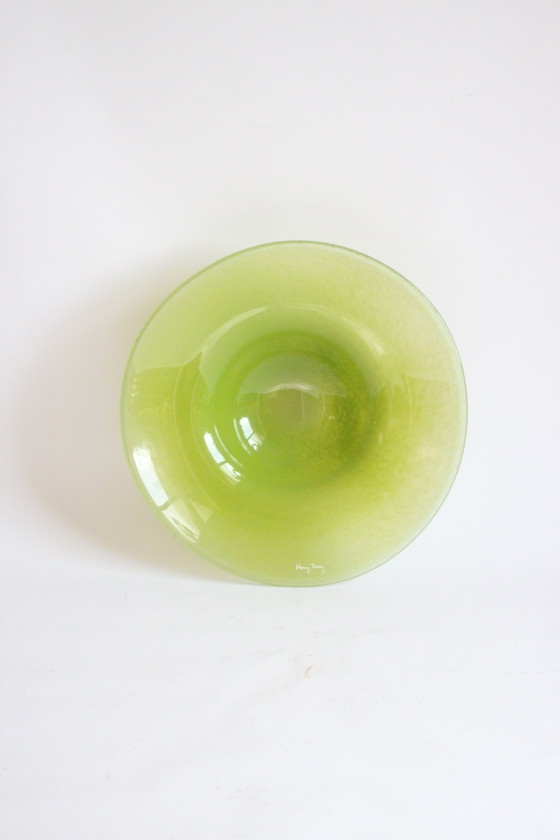 Image 1 of Ciotola verde in vetro Henry Dean
