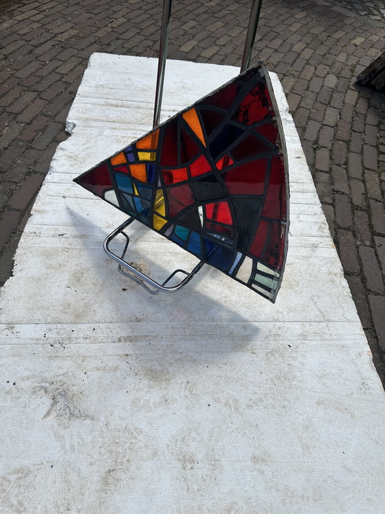 Image 1 of Glaskunst ROSAS vitrail contempory