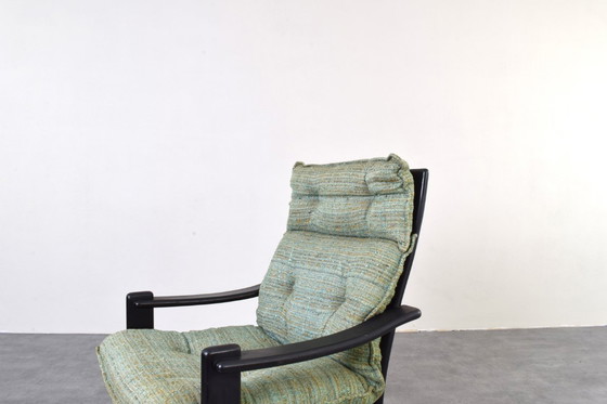 Image 1 of Deense loungestoelen en salontafel uit het midden van de 20e eeuw, jaren 70.