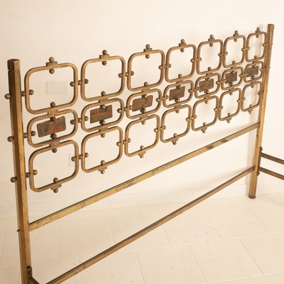 Image 1 of Letto In Ottone E Bronzo 8605 Di Osvaldo Borsani Per Borsani Varedo 1959