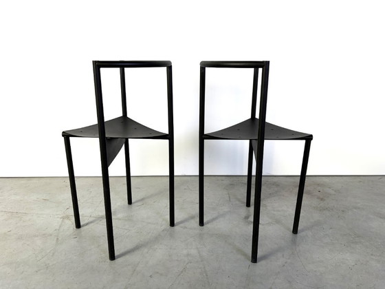 Pair of wendy Wright chairs by Philippe Starck, 1986 – Chairs and lounge chairs, Metal (photo 7 of 11)