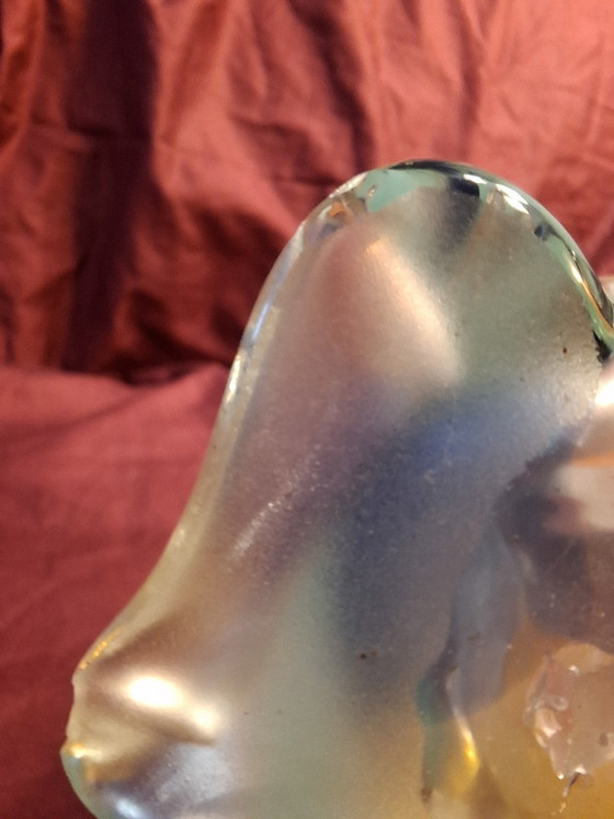 Image 1 of Vintage XXL 38cm "Rhapsody" Art Glass Vase by František Zemek - Flawless Top