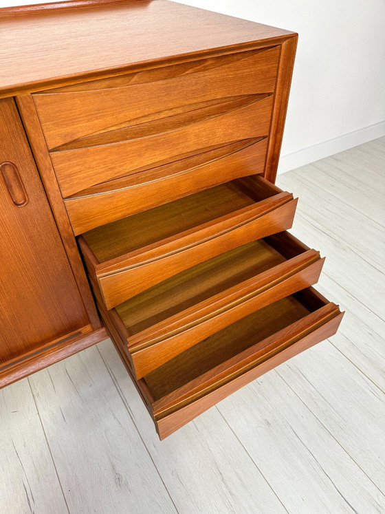 Image 1 of 1960S VINTAGE DANISH MID-CENTURY TEAK SIDEBOARD ‘OS29’ BY ARNE VODDER FOR SIBAST
