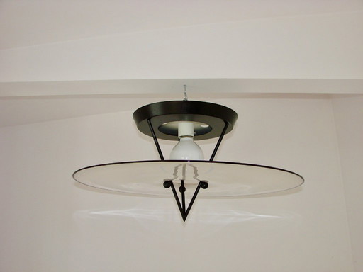 Italian Murano pendant lamp, 1980s.