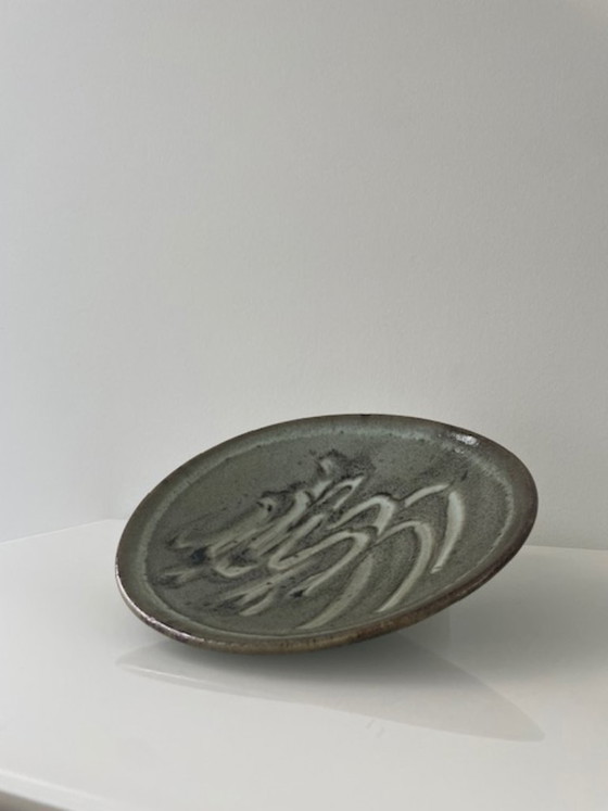 Image 1 of Vintage Taizé ceramic design bowl on a base