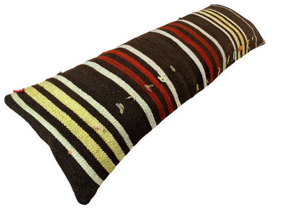Image 1 of Unique Kilim & Carpet Cushion Cover – 120 x 40 cm