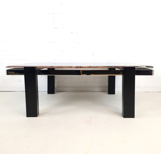 Vintage Salontafel Cipollino Marmer Brutalist Jaren 70 – Marble (photo 4 of 8)