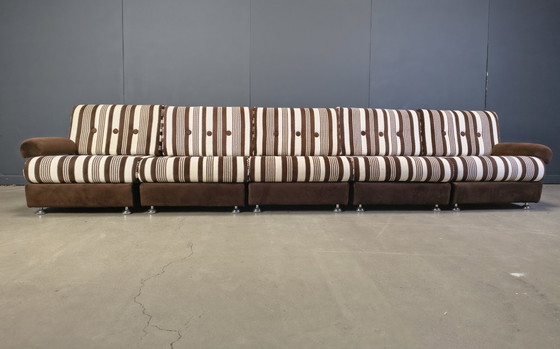 Image 1 of Ensemble de canapés modulaires des années 70 composé de 5 éléments, Allemagne