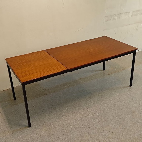 Image 1 of Vintage Gispen 3707 'Telescope' dining table