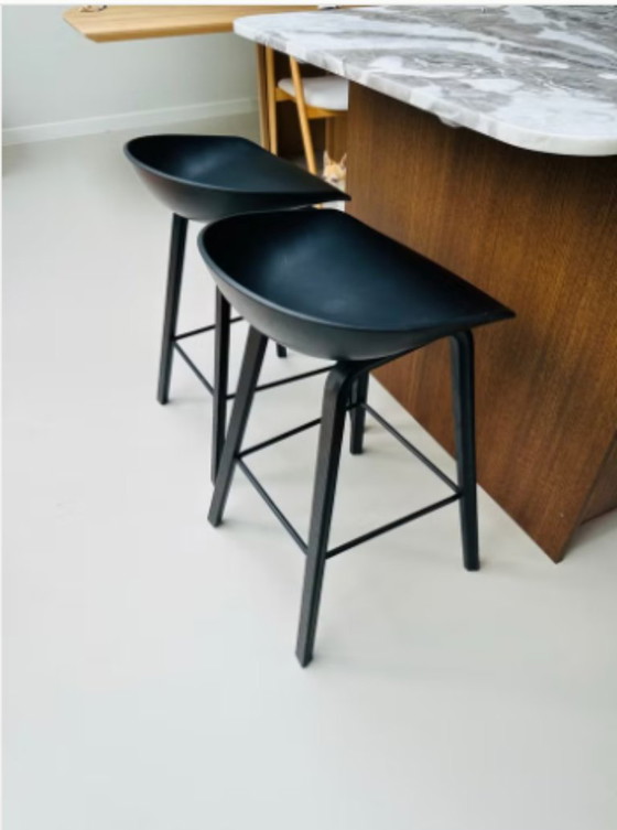 Sgabelli da bar Hay, set di 2 – Plastica, Legno (photo 7 of 8)