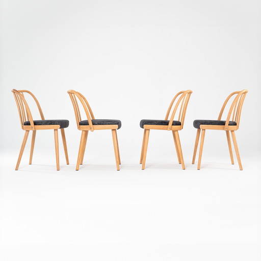 4x dining chairs by Antonin Suman for Jitona 1960s