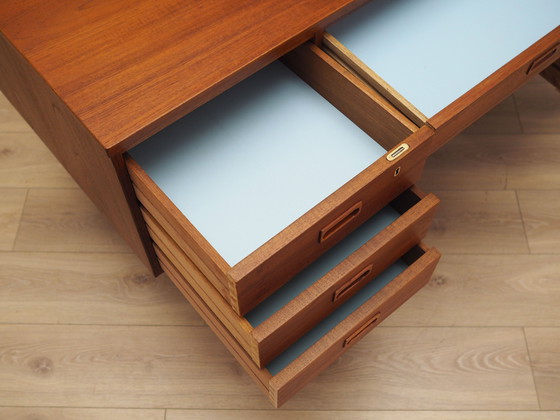 Image 1 of Escritorio de teca, diseño danés, década de 1970, producción: Dinamarca