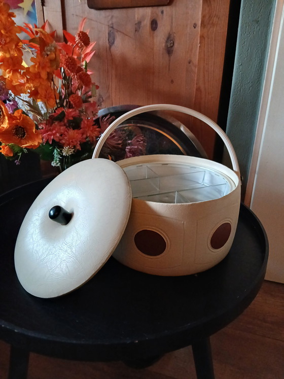 Image 1 of Vintage Space Age sewing box