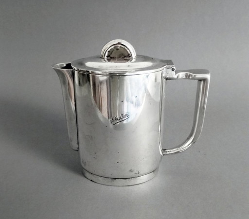Gio Ponti art deco/bauhaus koffiepot voor Krupp Berndorf jaren 30