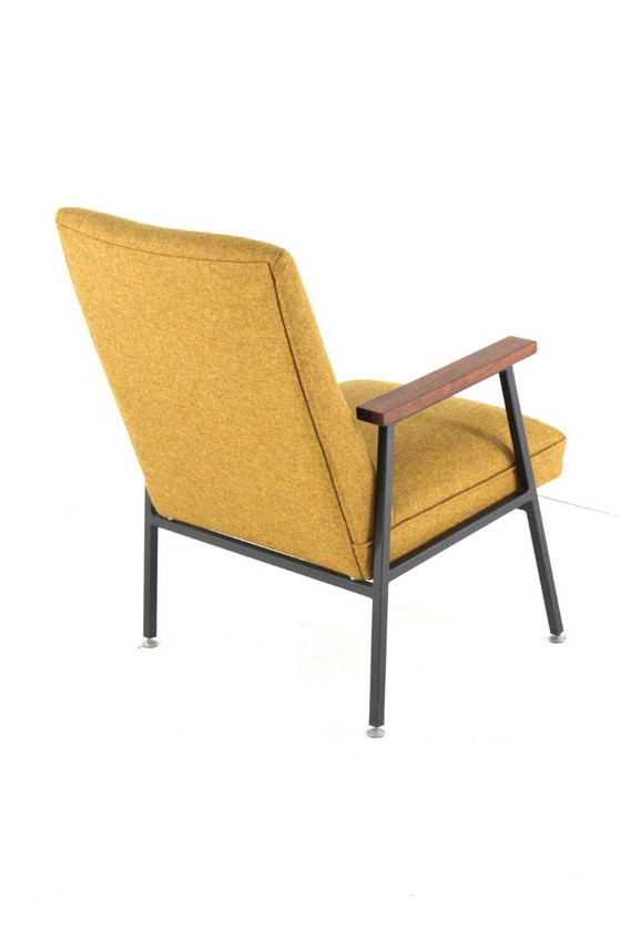 Vintage Gispen Genie Armchair Newly Upholstered Restored – Metal (photo 9 of 13)