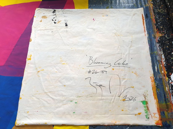Jürgen Angeler - Blooming Cube – Gemälde & Zeichnungen, Canvas (photo 14 of 23)