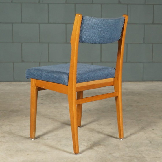 Image 1 of Set of 6 vintage dining chairs – blue