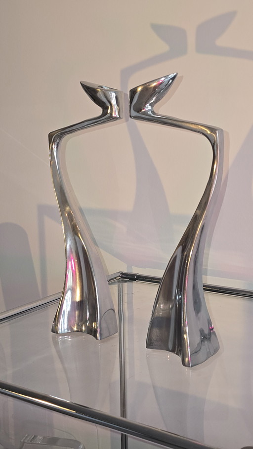 Original Matthew Hilton "Swan" Candlesticks (33cm) – Design icon SCP