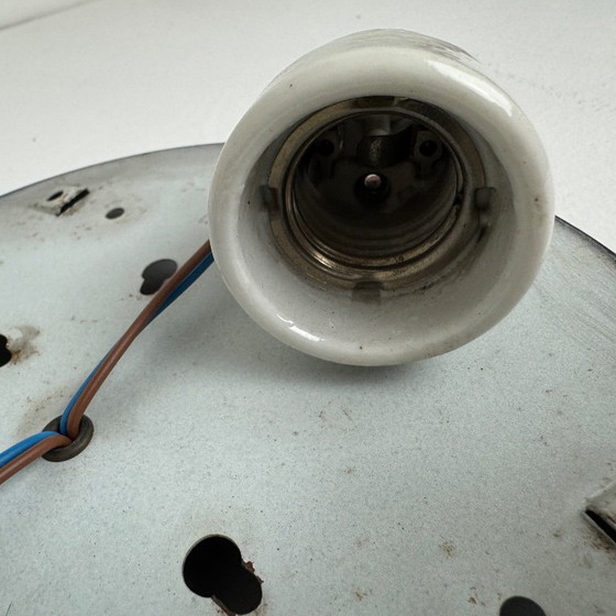 VINTAGE SPACE-AGE OPALINE « WILA » CEILING LIGHT – Glass (photo 9 of 14)