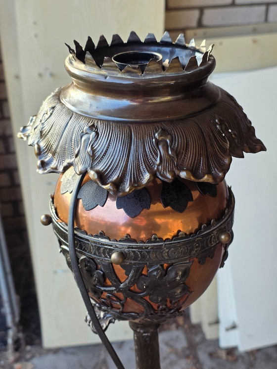 Image 1 of Lámpara victoriana Art Nouveau – Belle Époque 