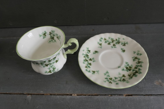 Image 1 of Tazza e piattino Shamrock Royal Albert vintage 8 x