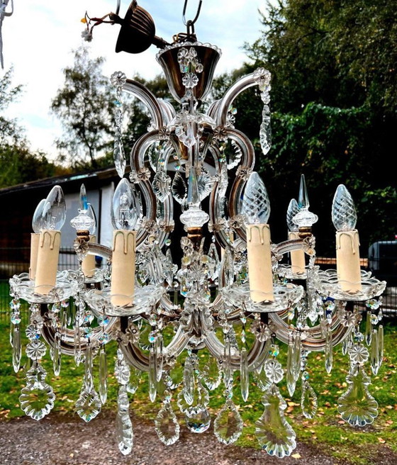 Traumhaft Schöner Palwa Kristall Lüster / Kronleuchter 50er Jahre – Kinderleuchten, Glass (photo 5 of 5)