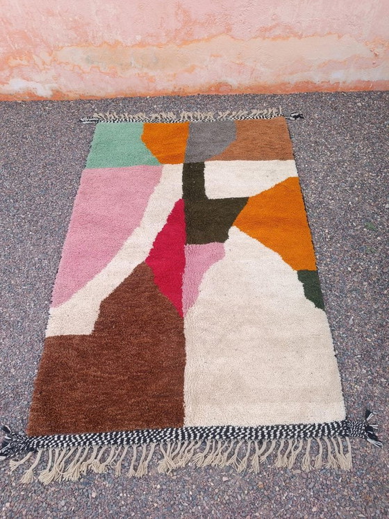 Hand-woven traditional natural wool Rugs & carpets, size 150/350 cm – Aime Té (photo 5 of 7)