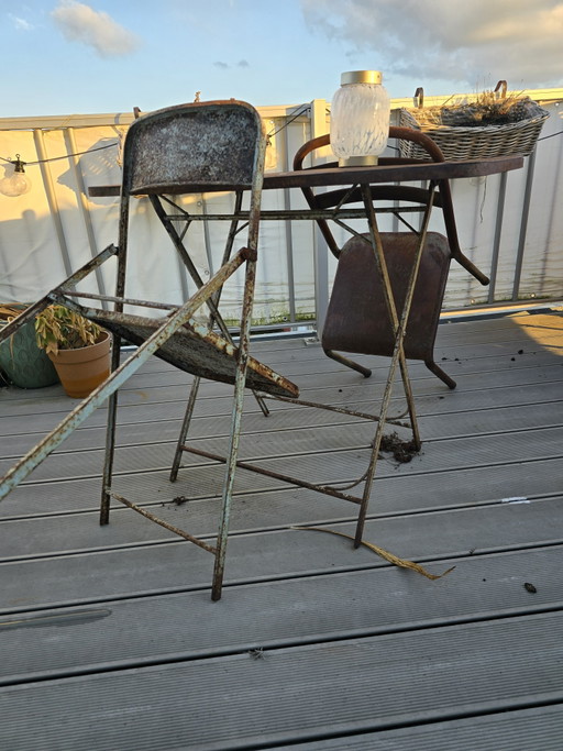 Vintage Gartenset – tuinsets, Rubber, Metal