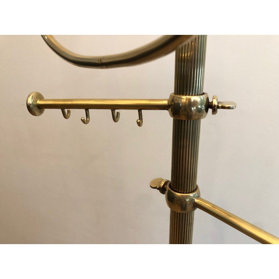 Image 1 of Vintage brass towel rack, France 1940