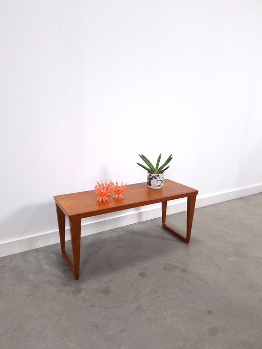 Table Basse Vintage en Teck Kai Kristiansen, Design Danois, Modèle 35 – salontafels, Wood