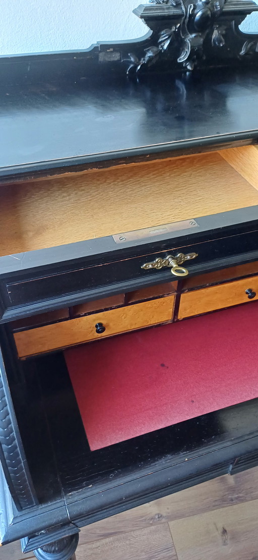 Art Deco Secretaire and Chair