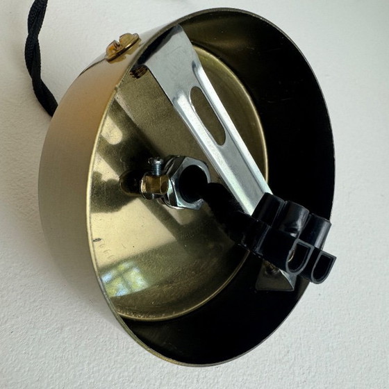 Image 1 of Vintage 1970s Orange Opaline Pendant Light