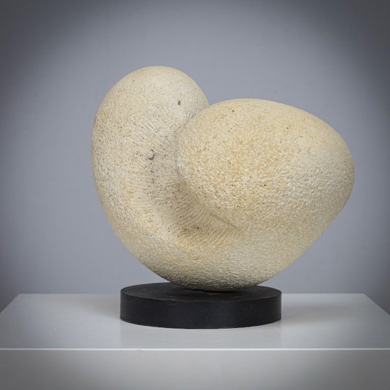 Image 1 of Modernist Sandstone Sculpture by Ineke van Zuuren, Netherlands, 1980s