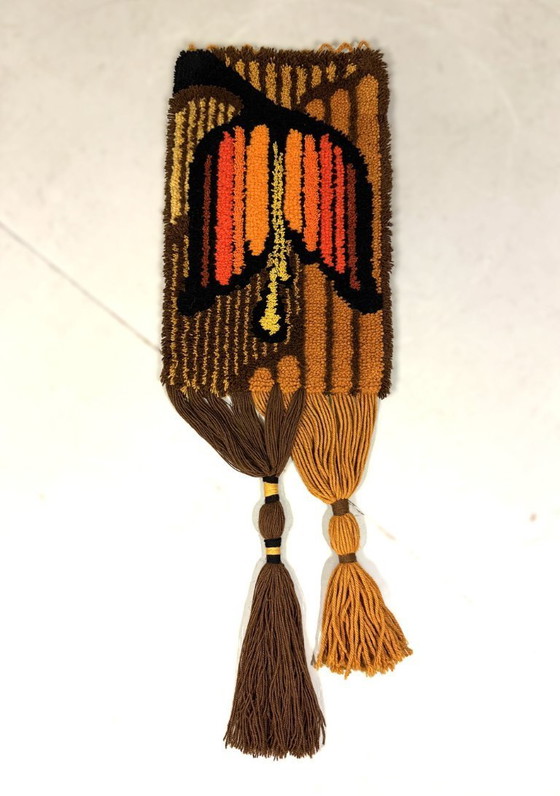 Image 1 of Smyrnafix Wandbehang aus Wolle, 1970er Jahre
