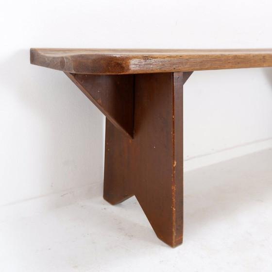 Image 1 of Panchina rustica in legno - 20° secolo