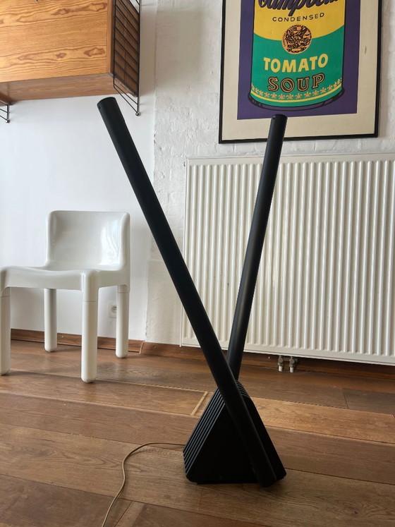 Sistema Flu floor lamp / Rodolfo Bonetto for Luci Italia, early 1980s – Luci Milano, Floor lights, Plastic (photo 12 of 12)