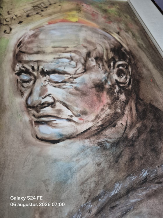 Guido Gezelle Portrait – Paintings & Drawings, Canvas (photo 2 of 9)