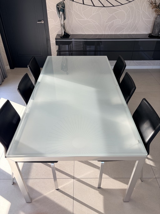 Cor Design Fino Dining Table – eettafels, Aluminium, Glass (photo 2 of 5)
