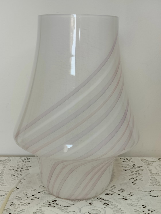 Image 1 of Coppia Lampade da comodino in Vetro Murano 