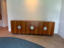 Castelijn Disk Cherry Wood Sideboard with drawers and doors 245x81x48cm