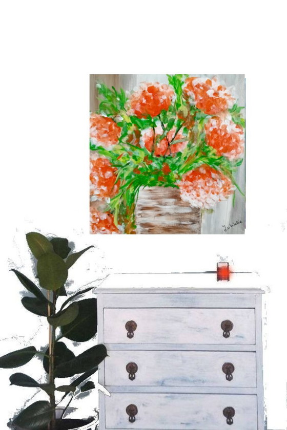 Image 1 of Blumen in der Vase Malerei (4)