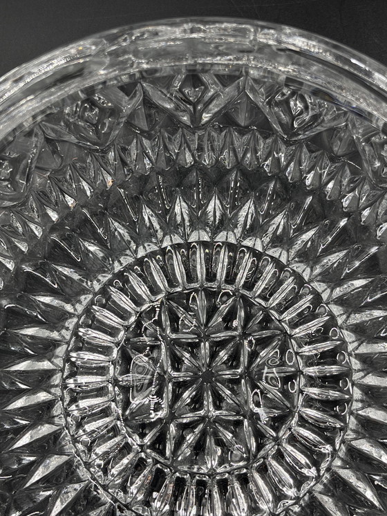 Image 1 of Lampada da soffitto in vetro a rilievo