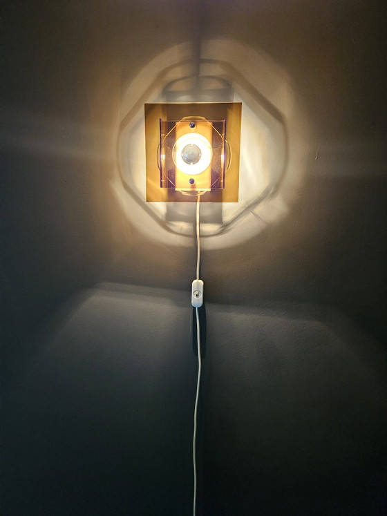 Image 1 of Lampe murale Herda Space Age en plexiglas