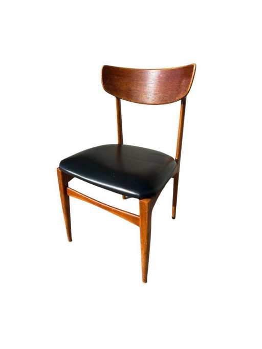 6x Set di 6 sedie danese di metà secolo moderno di Schionning ed Elgaard